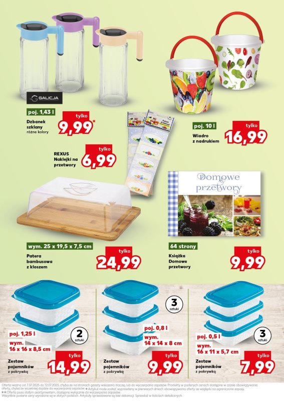Kaufland - gazetka promocyjna Oferta Kaufland - Przetwory od poniedziałku 07.07 do soboty 12.07 - strona 11
