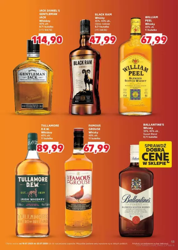 Kaufland - gazetka promocyjna Barek Kauflandu  do środy 23.07 - strona 13