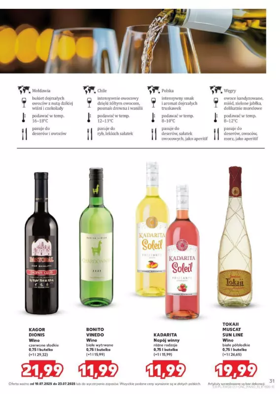 Kaufland - gazetka promocyjna Barek Kauflandu  do środy 23.07 - strona 31