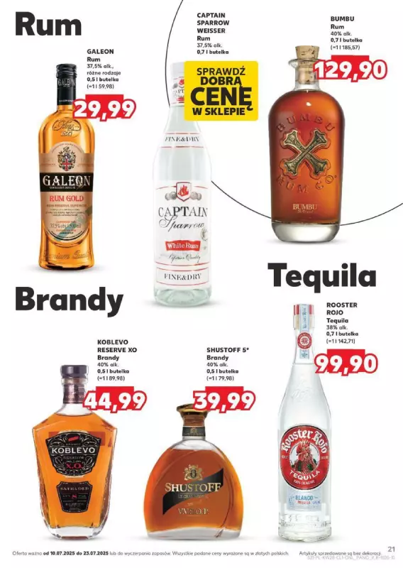 Kaufland - gazetka promocyjna Barek Kauflandu  do środy 23.07 - strona 21