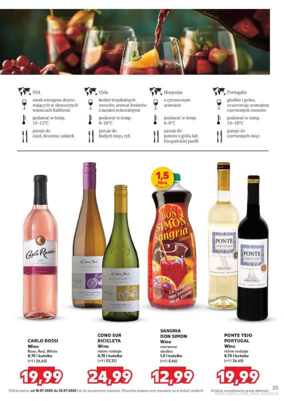 Kaufland - gazetka promocyjna Barek Kauflandu  do środy 23.07 - strona 25