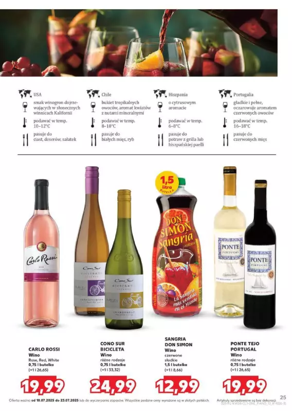Kaufland - gazetka promocyjna Barek Kauflandu  do środy 23.07 - strona 25