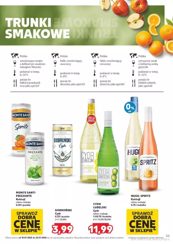Kaufland - gazetka promocyjna Barek Kauflandu  do środy 23.07 - strona 33