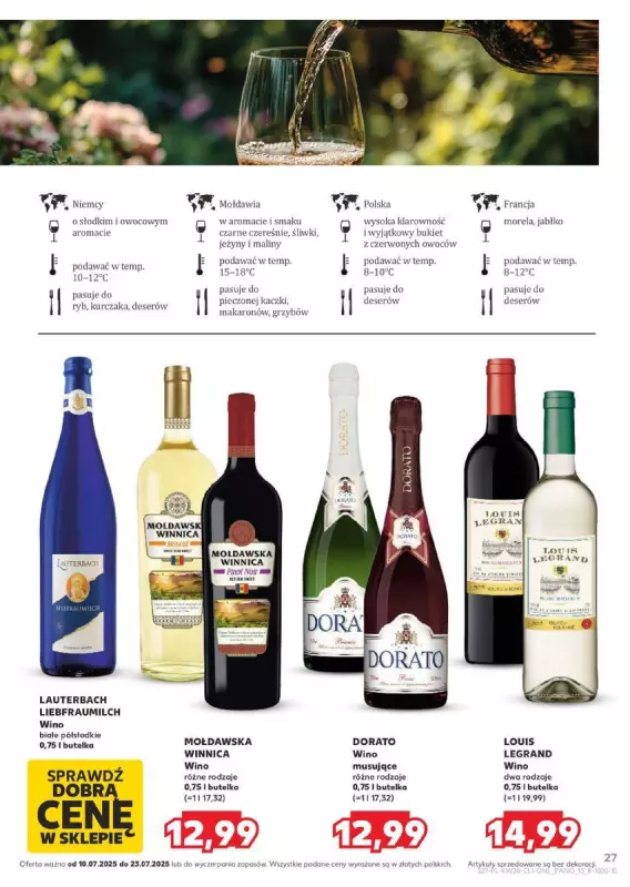 Kaufland - gazetka promocyjna Barek Kauflandu  do środy 23.07 - strona 27
