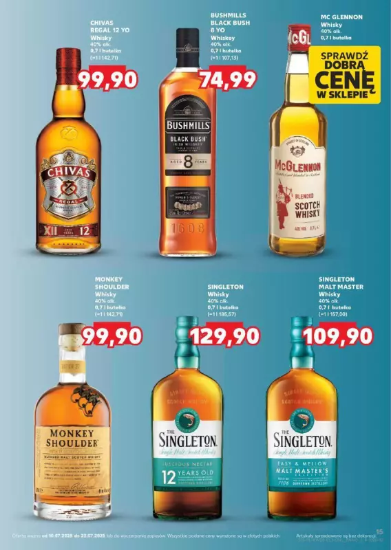 Kaufland - gazetka promocyjna Barek Kauflandu  do środy 23.07 - strona 15