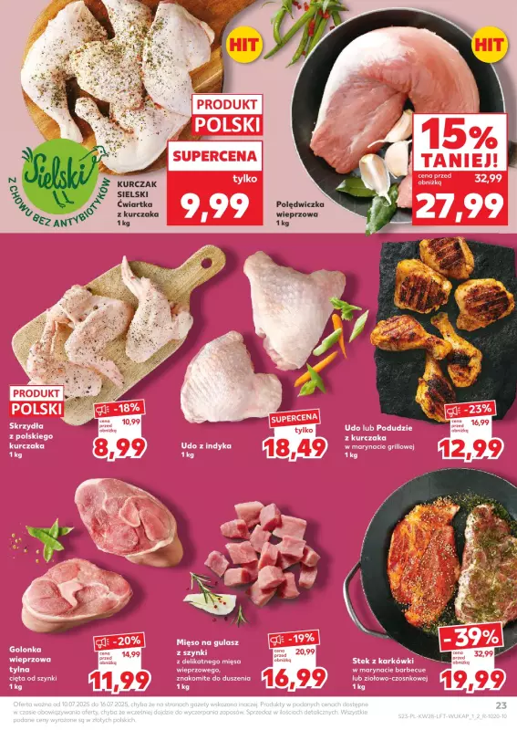 Kaufland - gazetka promocyjna Oferta Kaufland od czwartku 10.07 do środy 16.07 - strona 23