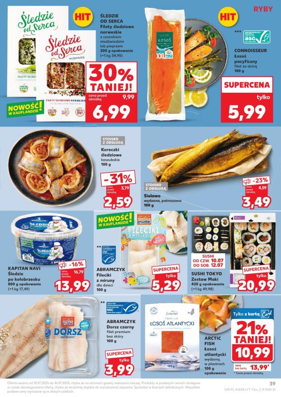 Kaufland - gazetka promocyjna Oferta Kaufland od czwartku 10.07 do środy 16.07 - strona 39