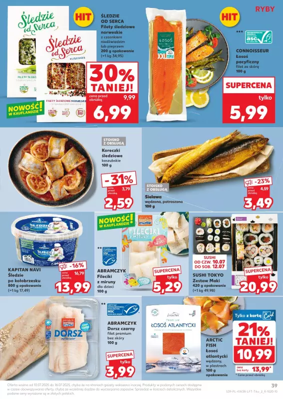 Kaufland - gazetka promocyjna Oferta Kaufland od czwartku 10.07 do środy 16.07 - strona 39