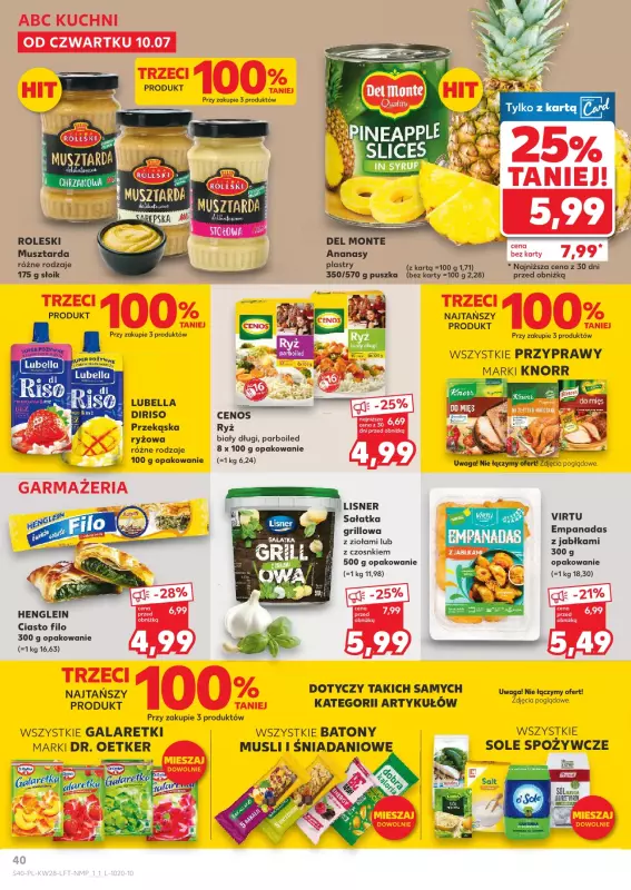 Kaufland - gazetka promocyjna Oferta Kaufland od czwartku 10.07 do środy 16.07 - strona 40