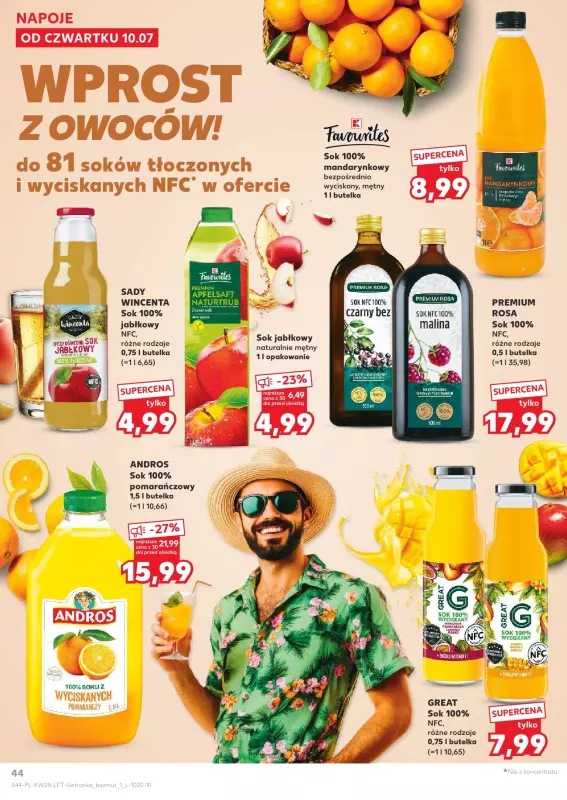 Kaufland - gazetka promocyjna Oferta Kaufland od czwartku 10.07 do środy 16.07 - strona 44