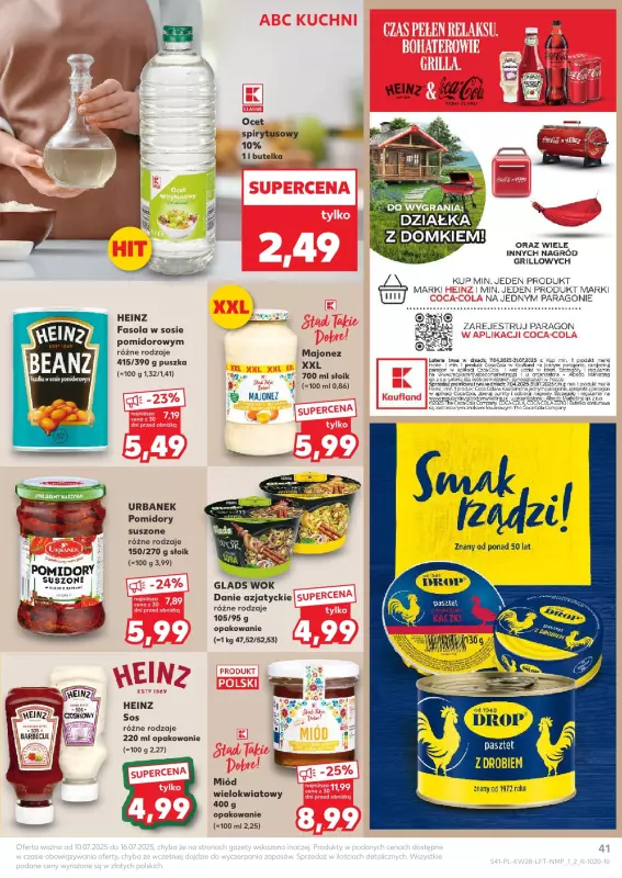 Kaufland - gazetka promocyjna Oferta Kaufland od czwartku 10.07 do środy 16.07 - strona 41