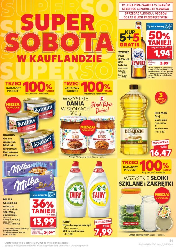 Kaufland - gazetka promocyjna Oferta Kaufland od czwartku 10.07 do środy 16.07 - strona 11