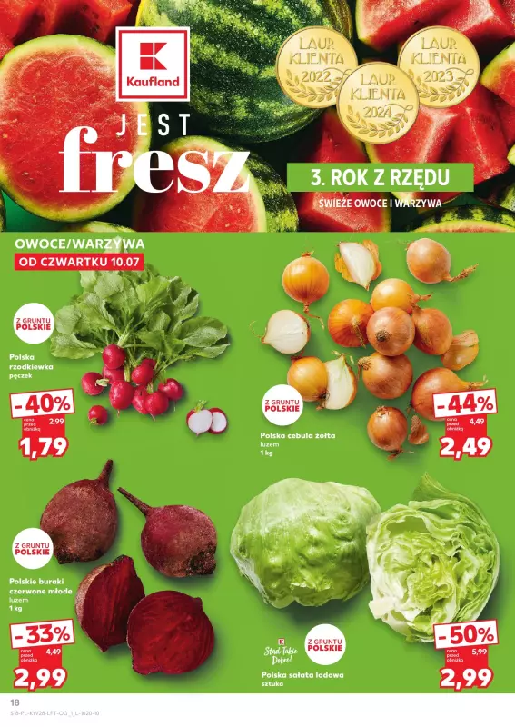 Kaufland - gazetka promocyjna Oferta Kaufland od czwartku 10.07 do środy 16.07 - strona 18