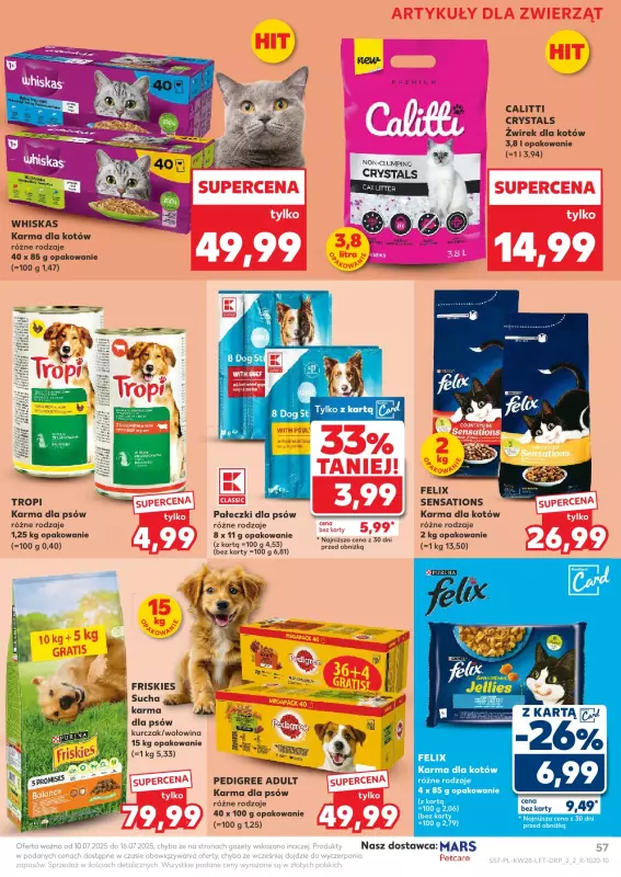 Kaufland - gazetka promocyjna Oferta Kaufland od czwartku 10.07 do środy 16.07 - strona 57