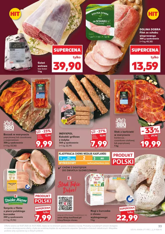 Kaufland - gazetka promocyjna Oferta Kaufland od czwartku 10.07 do środy 16.07 - strona 33