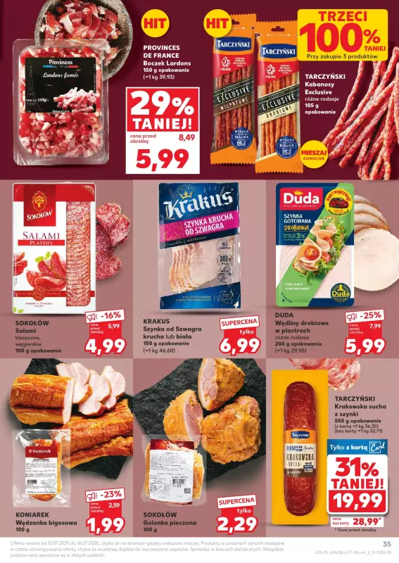 Kaufland - gazetka promocyjna Oferta Kaufland od czwartku 10.07 do środy 16.07 - strona 35