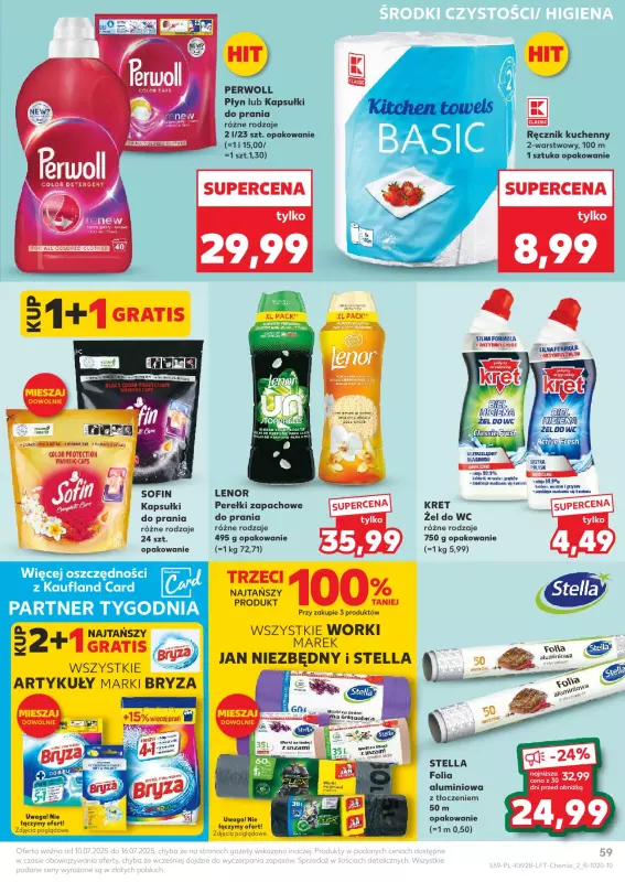 Kaufland - gazetka promocyjna Oferta Kaufland od czwartku 10.07 do środy 16.07 - strona 59