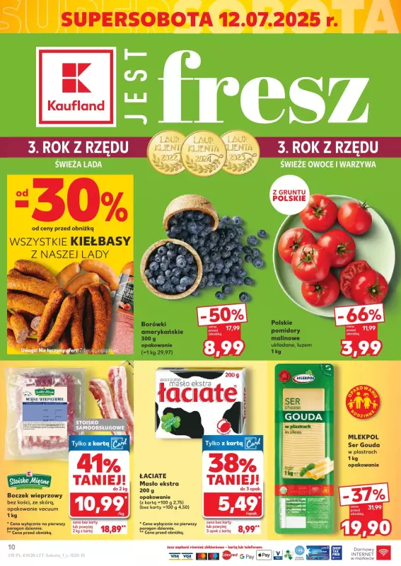Kaufland - gazetka promocyjna Oferta Kaufland od czwartku 10.07 do środy 16.07 - strona 10