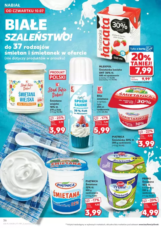 Kaufland - gazetka promocyjna Oferta Kaufland od czwartku 10.07 do środy 16.07 - strona 36