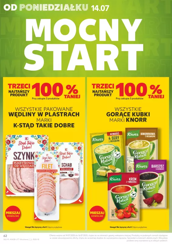 Kaufland - gazetka promocyjna Oferta Kaufland od czwartku 10.07 do środy 16.07 - strona 62
