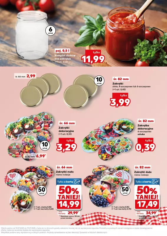 Kaufland - gazetka promocyjna Oferta Kaufland - Przetwory od poniedziałku 14.07 do soboty 19.07 - strona 5
