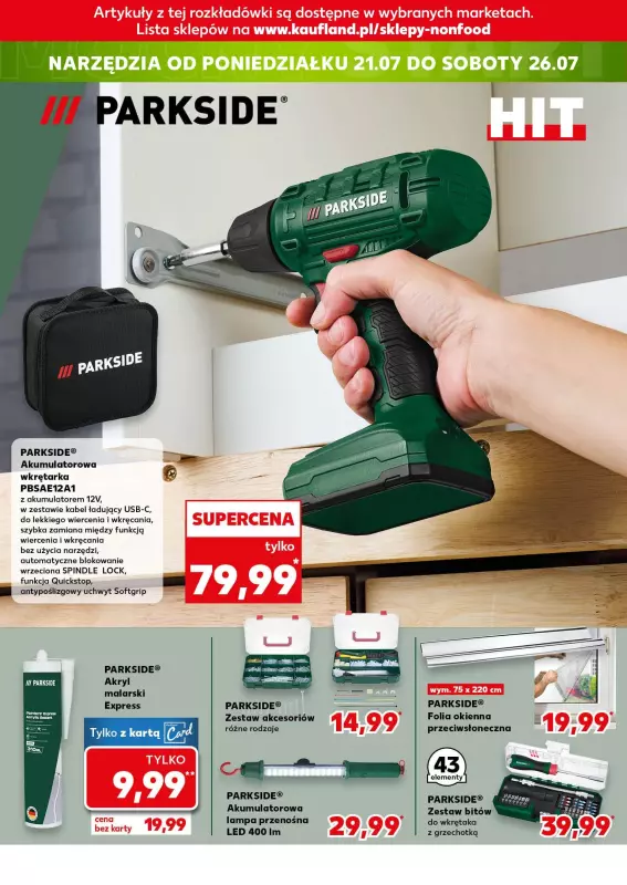 Kaufland - gazetka promocyjna Oferta Kaufland - Non Food od czwartku 17.07 do środy 23.07 - strona 18