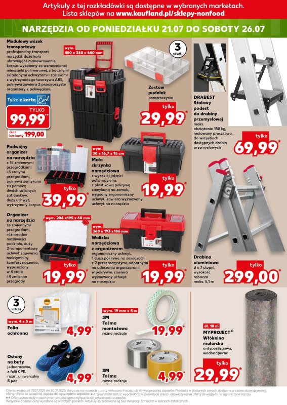 Kaufland - gazetka promocyjna Oferta Kaufland - Non Food od czwartku 17.07 do środy 23.07 - strona 19