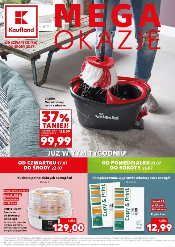 Kaufland - gazetka promocyjna Oferta Kaufland - Non Food od czwartku 17.07 do środy 23.07