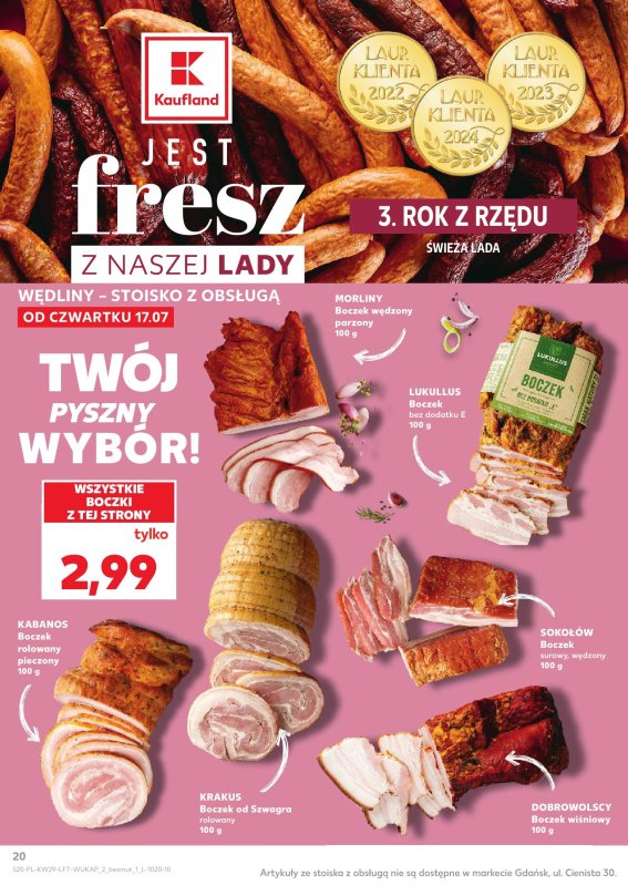 Kaufland - gazetka promocyjna Oferta Kaufland  do środy 23.07 - strona 20