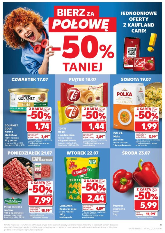 Kaufland - gazetka promocyjna Oferta Kaufland od czwartku 17.07 do środy 23.07 - strona 9