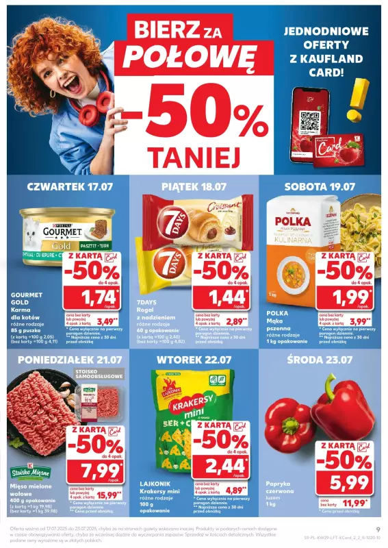 Kaufland - gazetka promocyjna Oferta Kaufland od czwartku 17.07 do środy 23.07 - strona 9