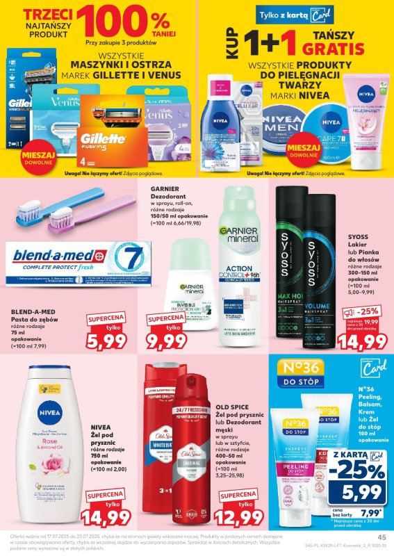 Kaufland - gazetka promocyjna Oferta Kaufland od czwartku 17.07 do środy 23.07 - strona 45