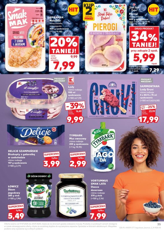 Kaufland - gazetka promocyjna Oferta Kaufland od czwartku 17.07 do środy 23.07 - strona 35