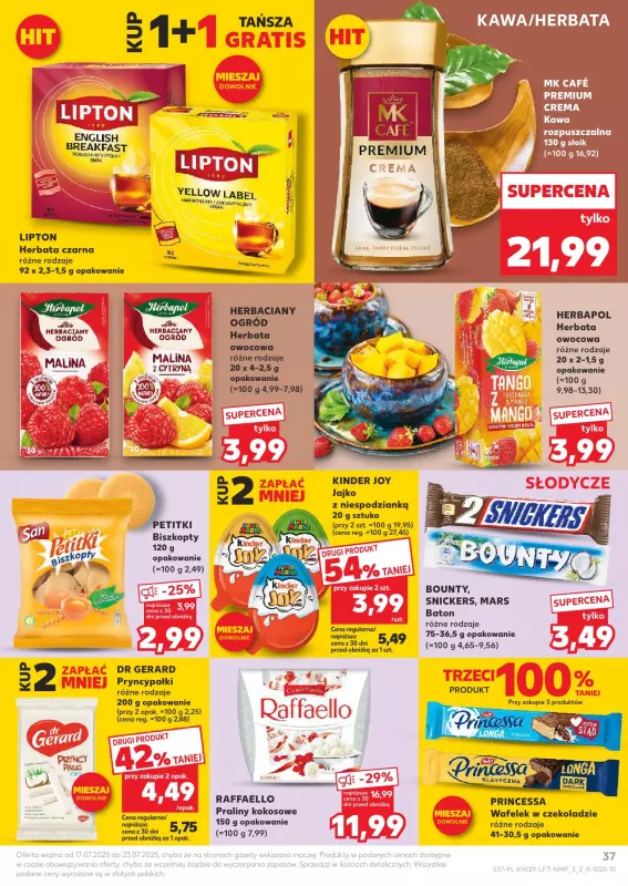 Kaufland - gazetka promocyjna Oferta Kaufland od czwartku 17.07 do środy 23.07 - strona 37