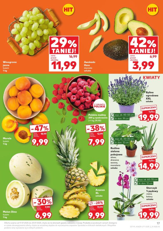 Kaufland - gazetka promocyjna Oferta Kaufland od czwartku 17.07 do środy 23.07 - strona 17