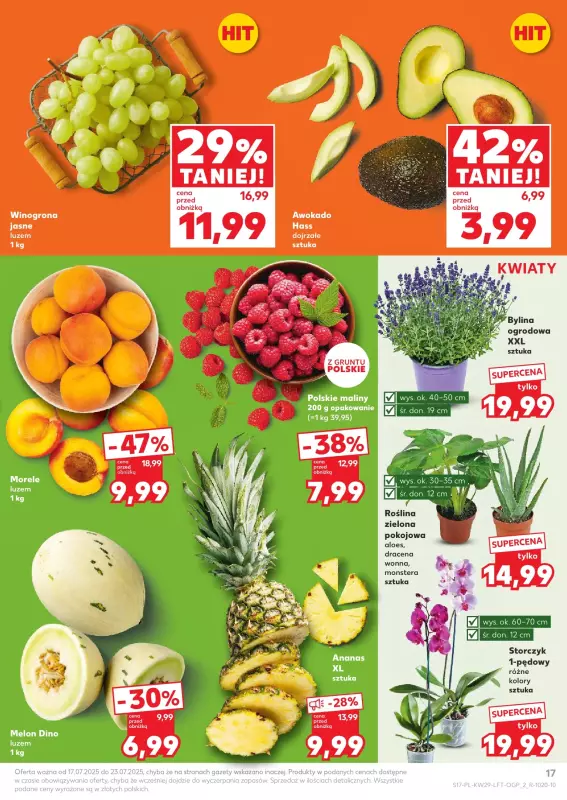 Kaufland - gazetka promocyjna Oferta Kaufland od czwartku 17.07 do środy 23.07 - strona 17