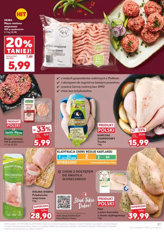 Kaufland - gazetka promocyjna Oferta Kaufland od czwartku 17.07 do środy 23.07 - strona 27