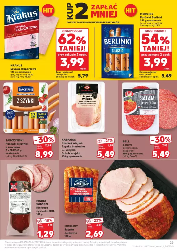Kaufland - gazetka promocyjna Oferta Kaufland od czwartku 17.07 do środy 23.07 - strona 29