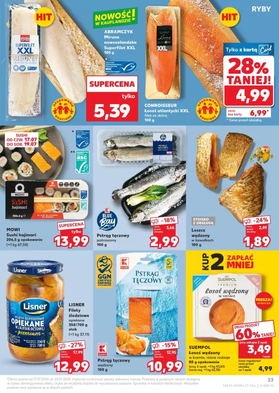 Kaufland - gazetka promocyjna Oferta Kaufland od czwartku 17.07 do środy 23.07 - strona 33