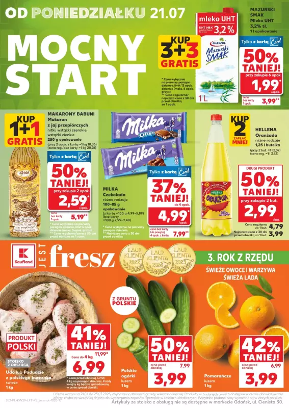 Kaufland - gazetka promocyjna Oferta Kaufland od czwartku 17.07 do środy 23.07 - strona 52