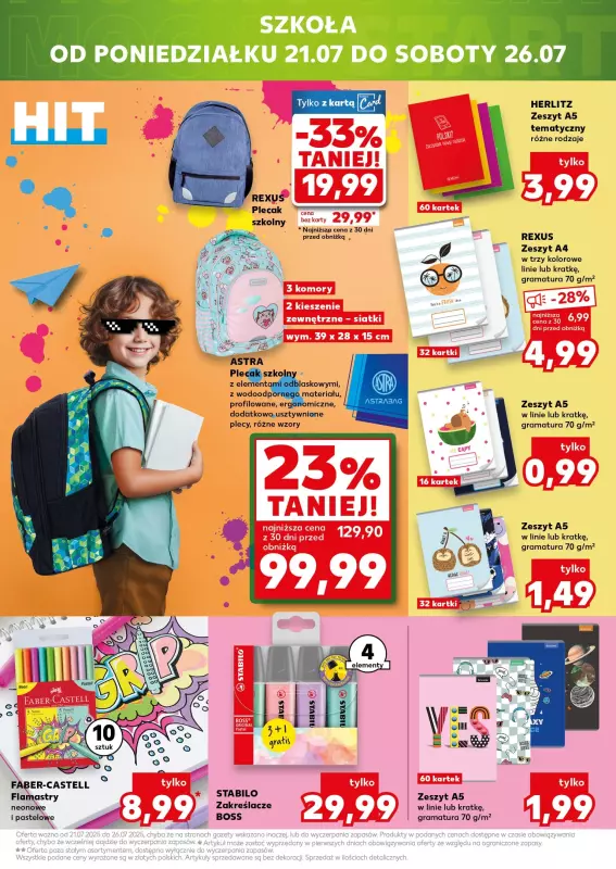 Kaufland - gazetka promocyjna Mocny Start od poniedziałku 21.07 do środy 23.07 - strona 23