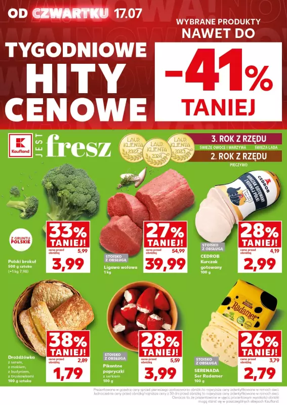 Kaufland - gazetka promocyjna Mocny Start od poniedziałku 21.07 do środy 23.07 - strona 6