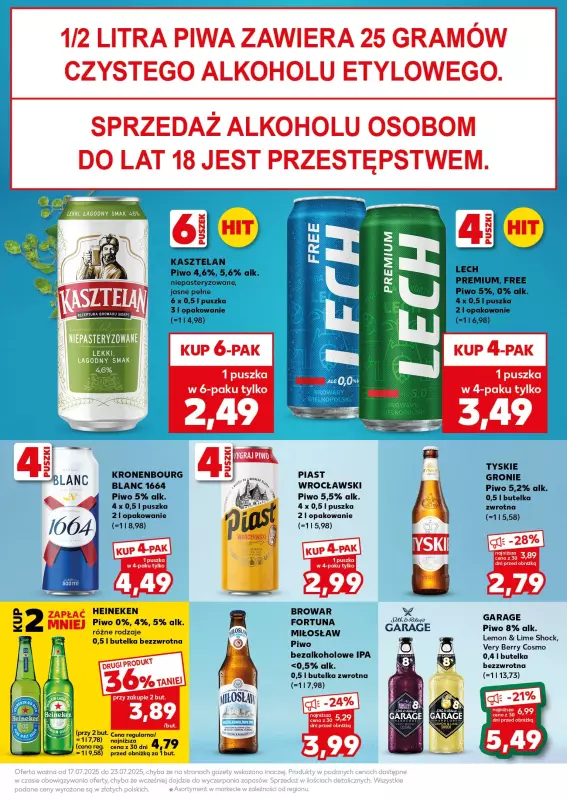 Kaufland - gazetka promocyjna Oferta Kaufland - SUPER SOBOTA od piątku 18.07 do soboty 19.07 - strona 19