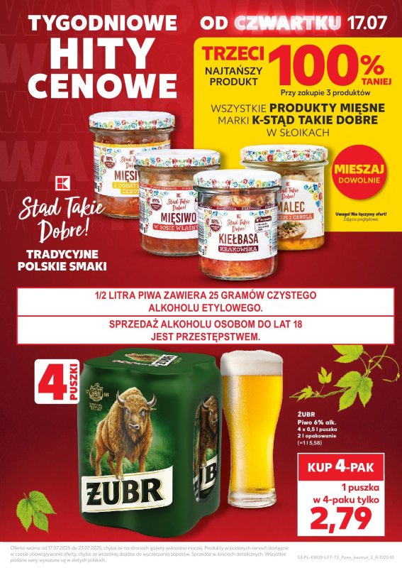 Kaufland - gazetka promocyjna Oferta Kaufland od czwartku 17.07 do środy 23.07 - strona 3