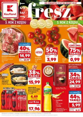 Kaufland - gazetka promocyjna Oferta Kaufland od czwartku 17.07 do środy 23.07