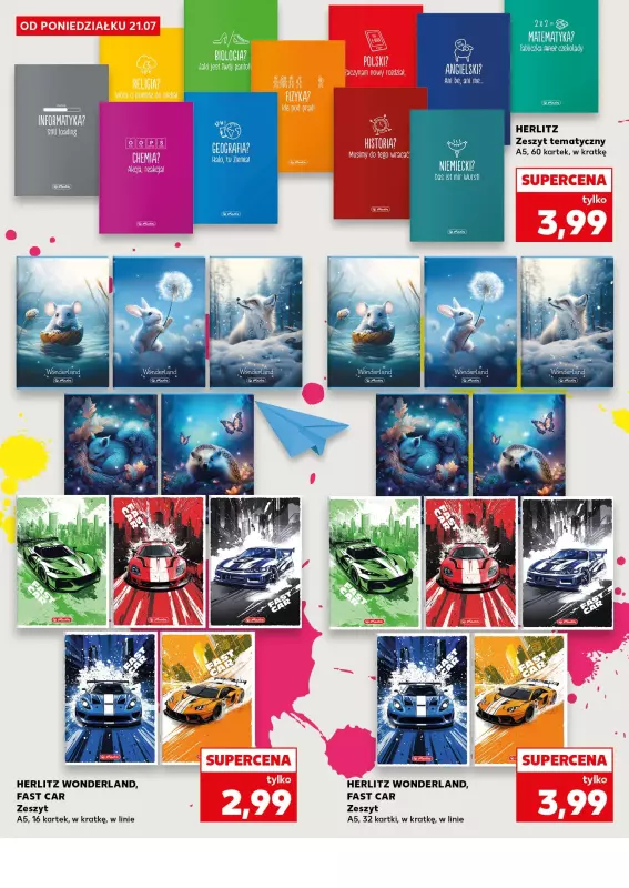 Kaufland - gazetka promocyjna Oferta Kaufland - Do szkoły od poniedziałku 21.07 do soboty 26.07 - strona 12