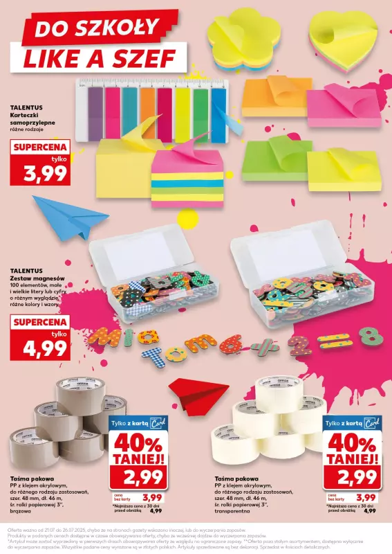 Kaufland - gazetka promocyjna Oferta Kaufland - Do szkoły od poniedziałku 21.07 do soboty 26.07 - strona 31
