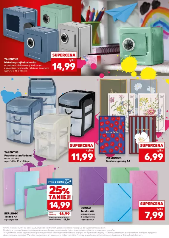 Kaufland - gazetka promocyjna Oferta Kaufland - Do szkoły od poniedziałku 21.07 do soboty 26.07 - strona 29
