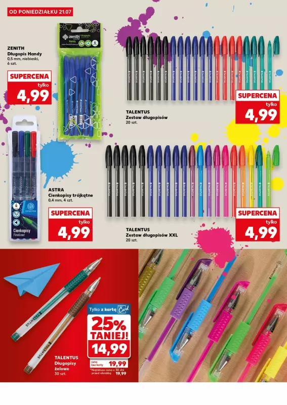 Kaufland - gazetka promocyjna Oferta Kaufland - Do szkoły od poniedziałku 21.07 do soboty 26.07 - strona 16