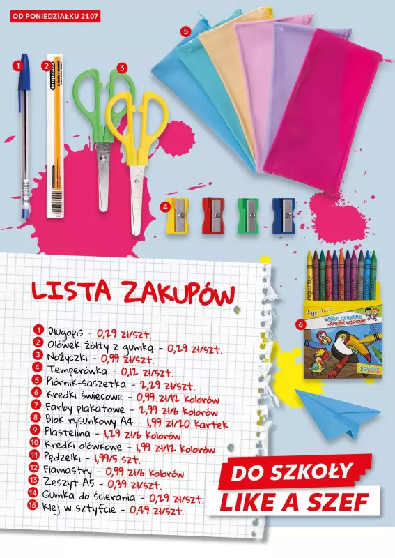 Kaufland - gazetka promocyjna Oferta Kaufland - Do szkoły od poniedziałku 21.07 do soboty 26.07 - strona 6